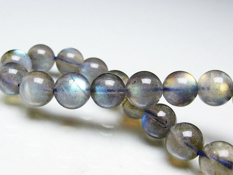 ラブラドライト ブレスレット 10mm [T234-3907] 1枚目