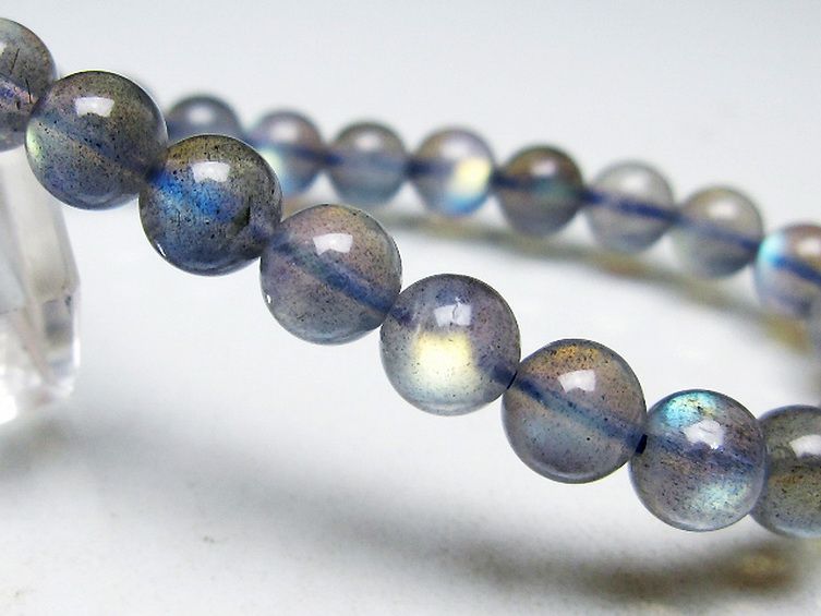ラブラドライト ブレスレット 7mm [t234-3922] 3枚目
