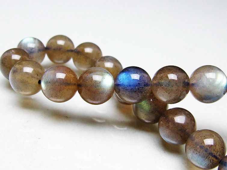 ラブラドライト ブレスレット 9mm [T234-3943] 1枚目