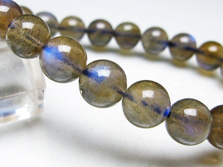 ラブラドライト ブレスレット 9mm [T234-3949] 3枚目