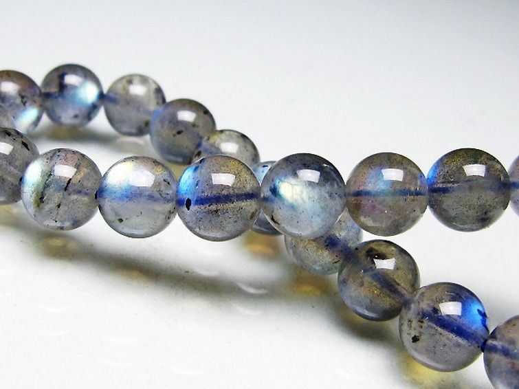 ラブラドライト ブレスレット 9mm [T234-4143] 1枚目