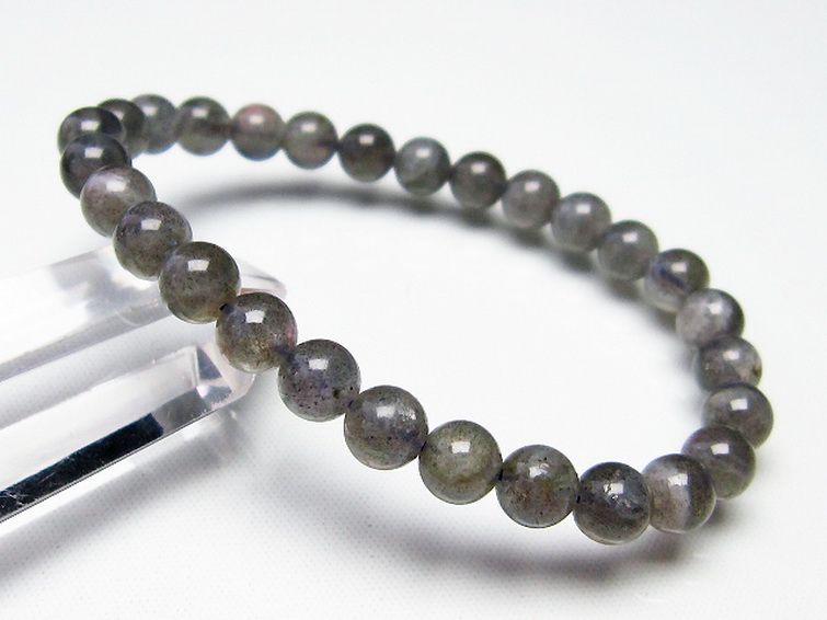 ピンクラブラドライト ブレスレット 7mm [t235-1646] 1枚目