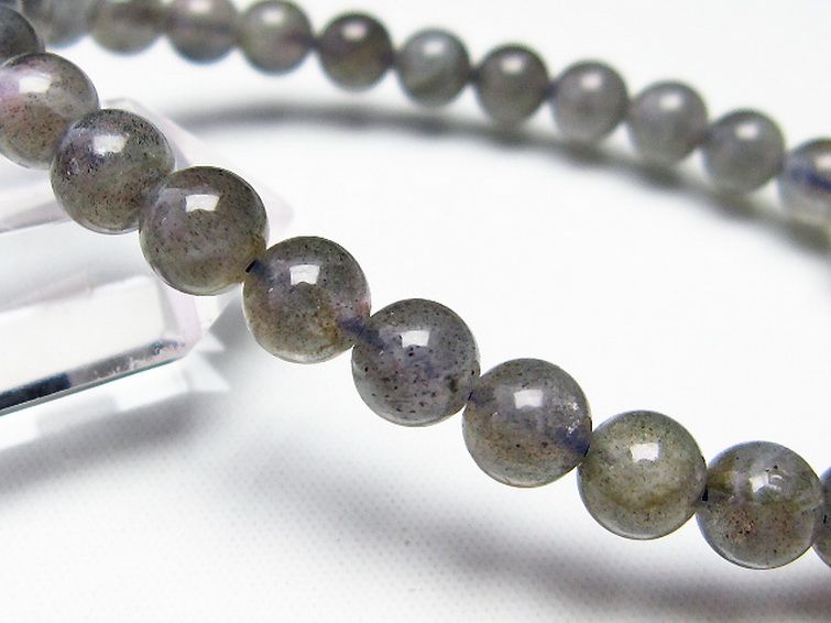 ピンクラブラドライト ブレスレット 7mm [t235-1646] 3枚目