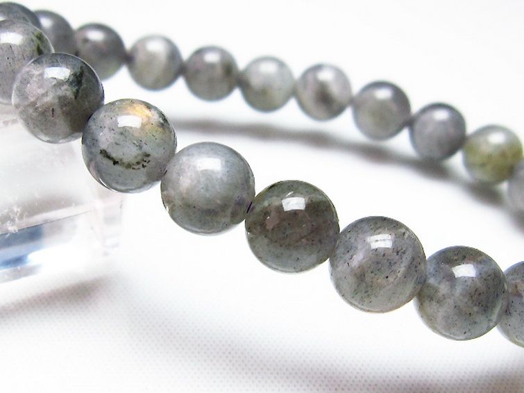 ピンクラブラドライト ブレスレット 8mm [t235-1971] 3枚目