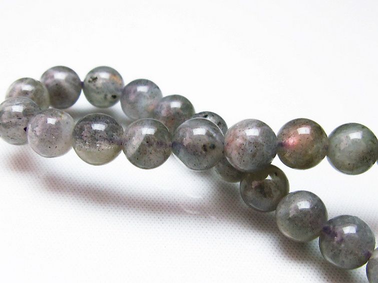 ピンクラブラドライト ブレスレット 8mm [t235-2007] 2枚目