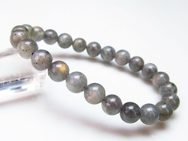 ピンクラブラドライト ブレスレット 8mm [t235-2023] 1枚目