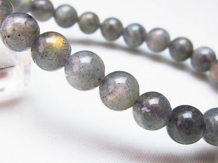 ピンクラブラドライト ブレスレット 8mm [t235-2023] 3枚目