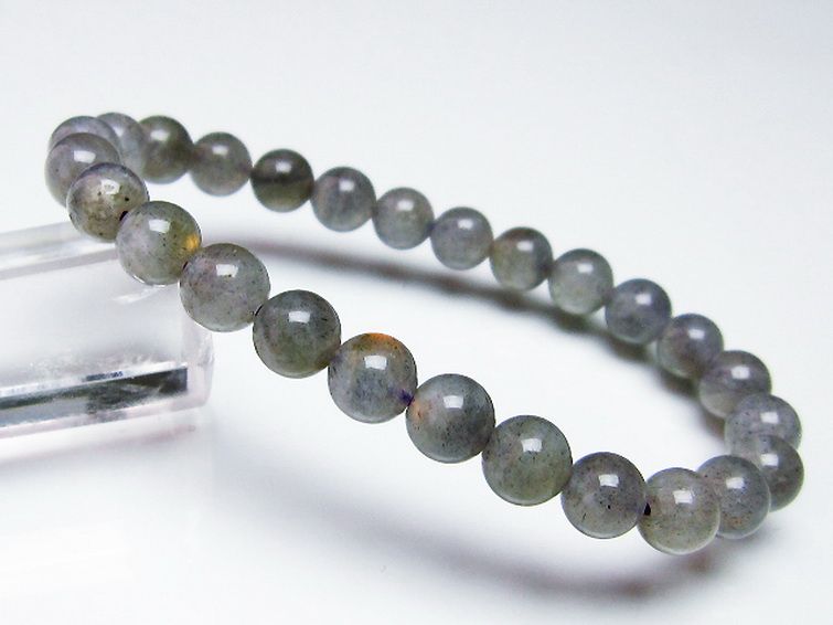 ピンクラブラドライト ブレスレット 7mm [t235-2225] 1枚目