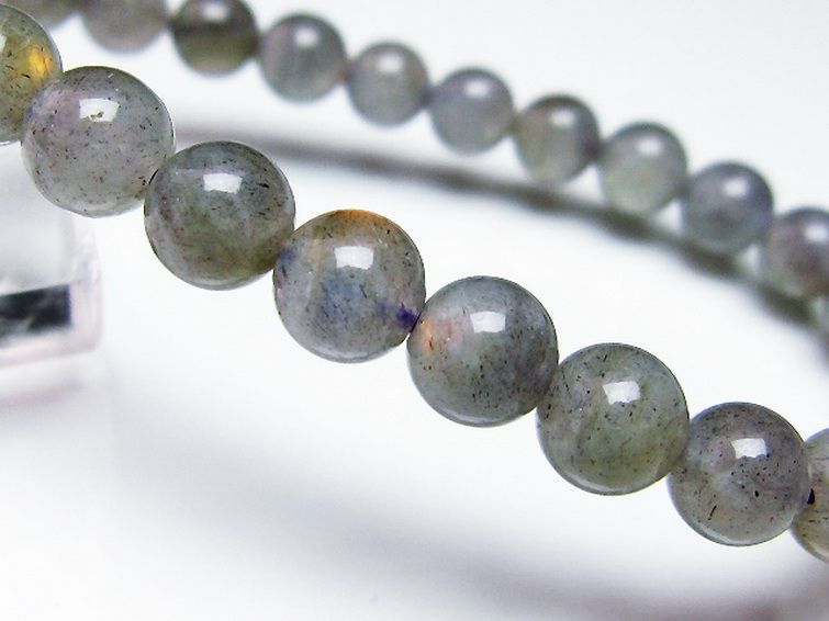 ピンクラブラドライト ブレスレット 7mm [t235-2225] 3枚目