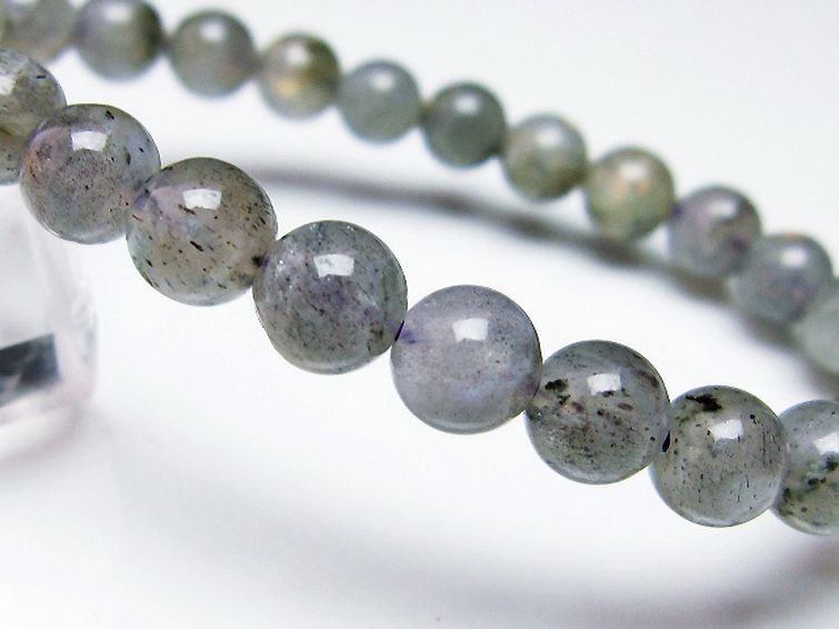 ピンクラブラドライト ブレスレット 7mm [t235-2226] 3枚目