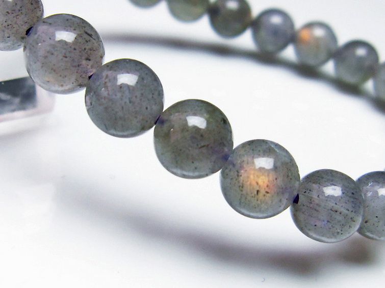 ピンクラブラドライト ブレスレット 8mm [t235-2268] 3枚目