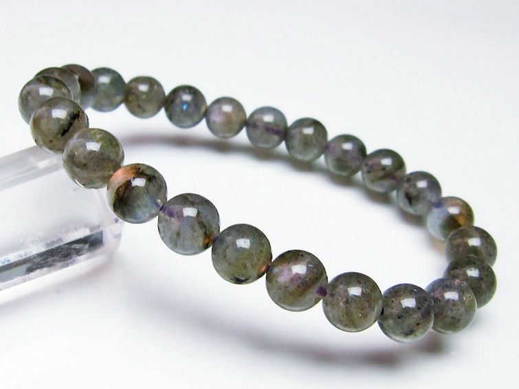 ピンクラブラドライト ブレスレット 8mm [t235-2273] 1枚目