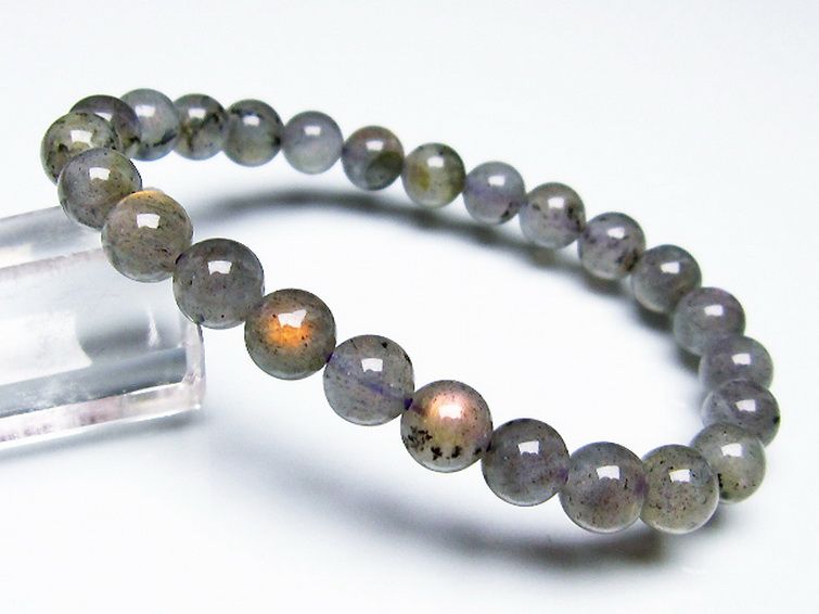 ピンクラブラドライト ブレスレット 8mm [t235-2427] 2枚目