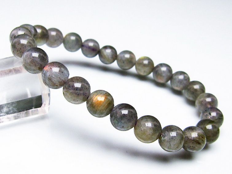 ピンクラブラドライト ブレスレット 8mm [t235-2437] 2枚目