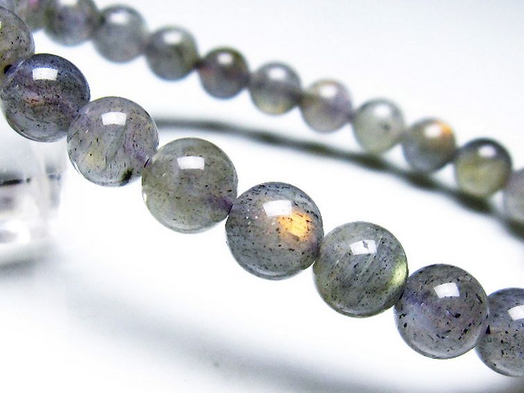 ピンクラブラドライト ブレスレット 8mm [t235-2741] 3枚目