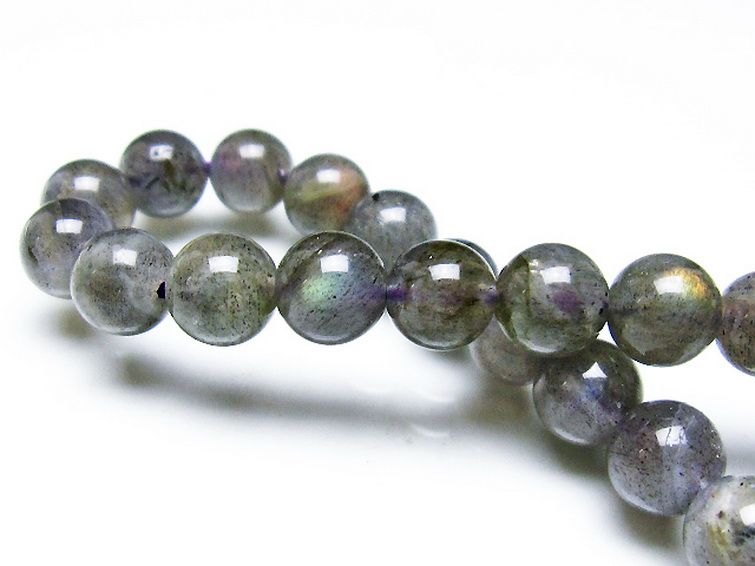 ピンクラブラドライト ブレスレット 7mm [t235-2777] 1枚目