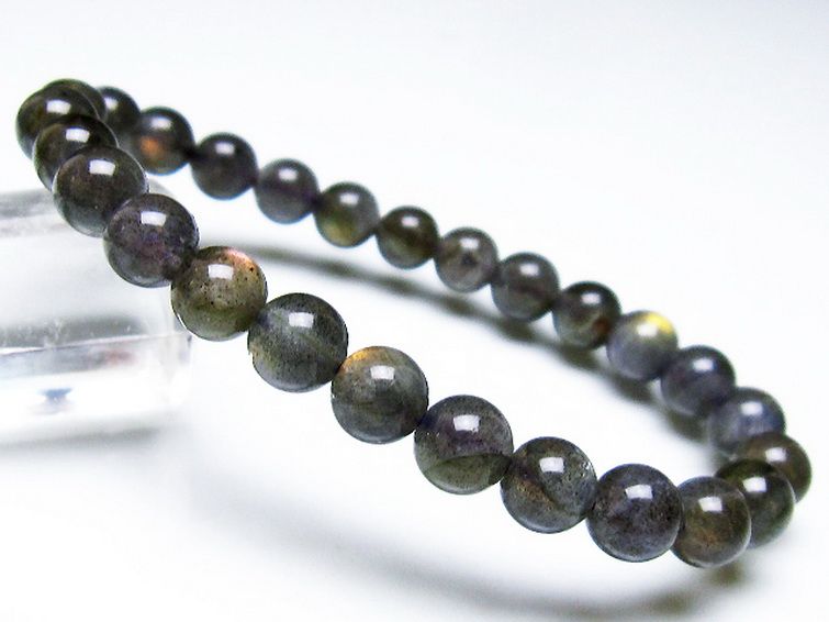 ピンクラブラドライト ブレスレット 7mm [t235-2784] 2枚目