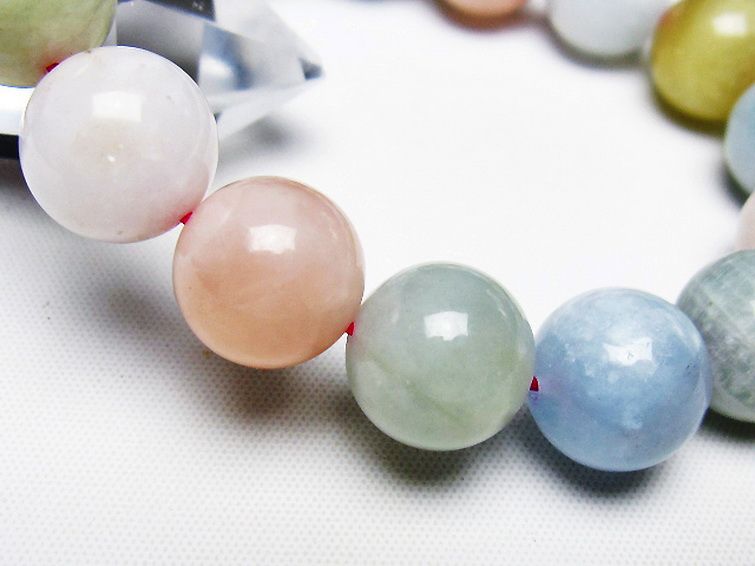 MIXベリル ブレスレット 緑柱石 13mm [T237-4321] 3枚目