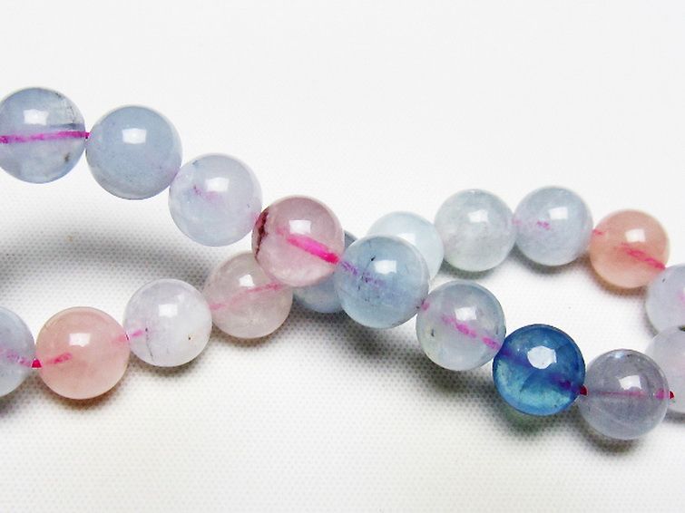 MIXベリル ブレスレット 緑柱石 9mm [T237-4470] 2枚目