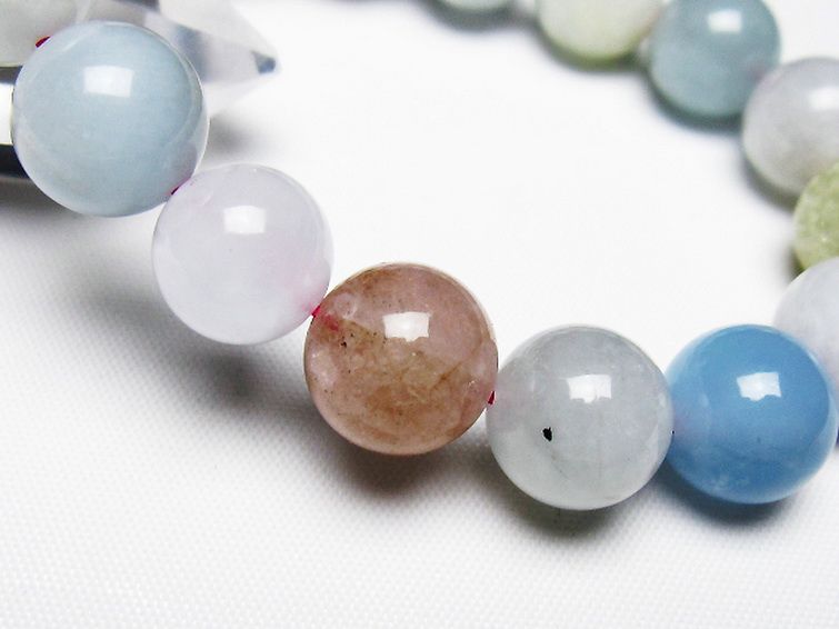 MIXベリル ブレスレット 緑柱石 11mm [T237-4518] 3枚目