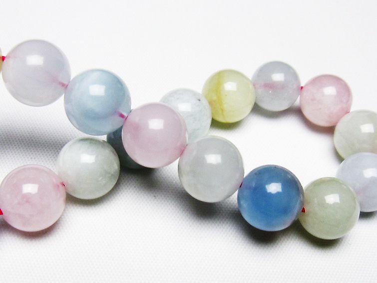 MIXベリル ブレスレット 緑柱石 10mm [t237-4522] 2枚目