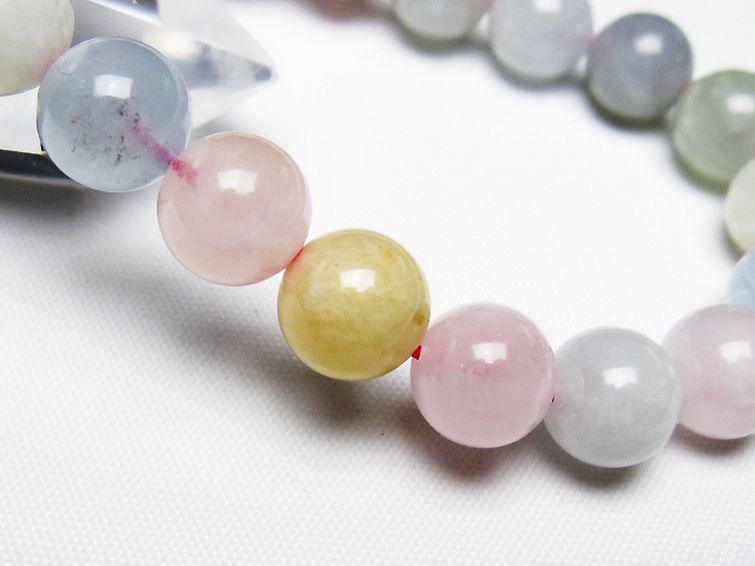 MIXベリル ブレスレット 緑柱石 10mm [t237-4555] 3枚目