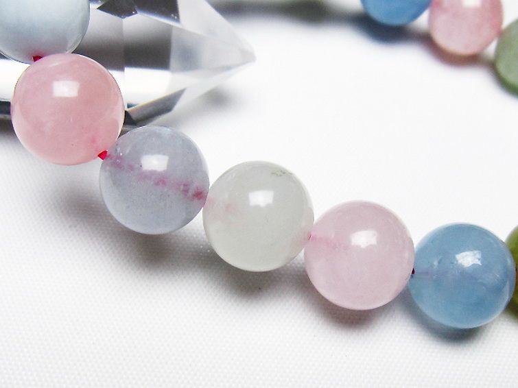 MIXベリル ブレスレット 緑柱石 11mm [T237-4569] 3枚目