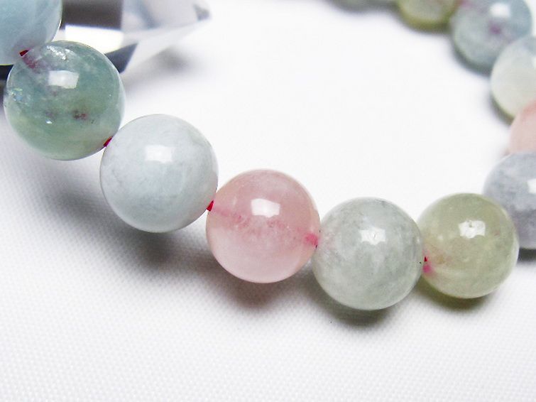 MIXベリル ブレスレット 緑柱石 11mm [t237-4589] 3枚目