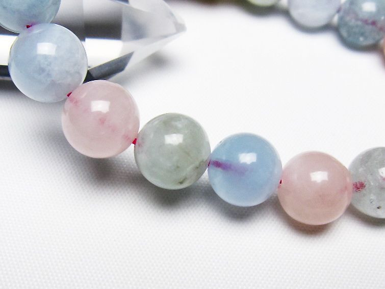 MIXベリル ブレスレット 緑柱石 11mm [T237-4590] 3枚目