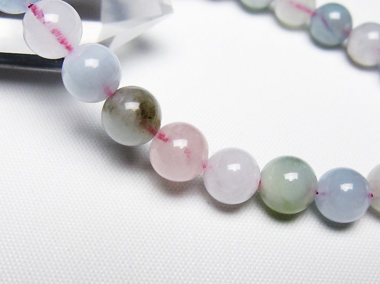 MIXベリル ブレスレット 緑柱石 8mm [T237-4601] 3枚目