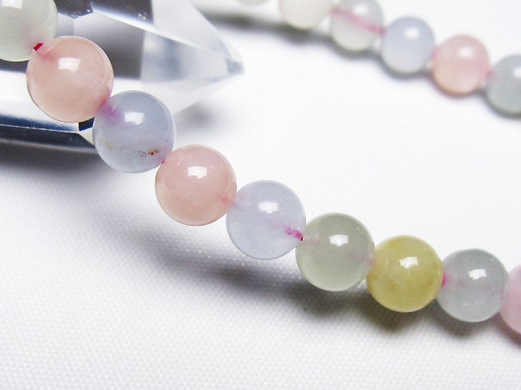 MIXベリル ブレスレット 緑柱石 7mm [T237-4604] 3枚目