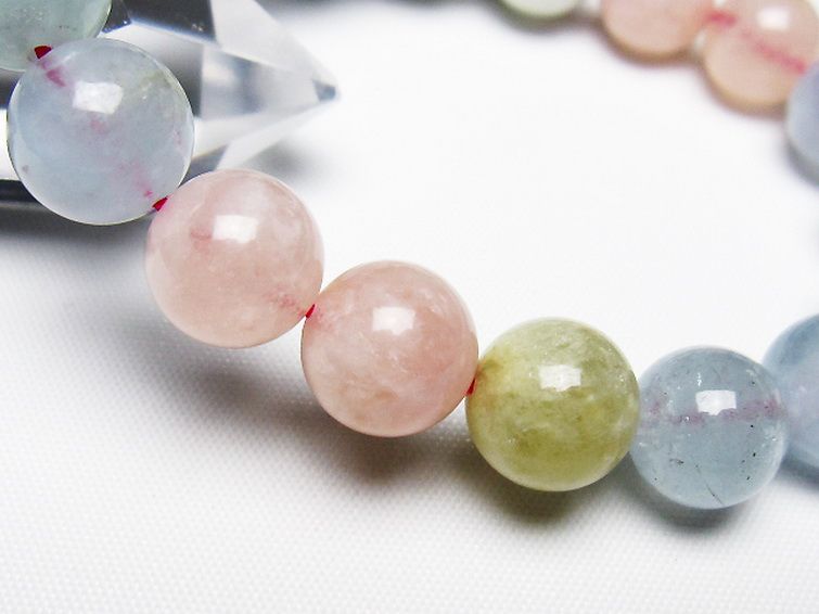 MIXベリル ブレスレット 緑柱石 11mm [T237-4617] 3枚目