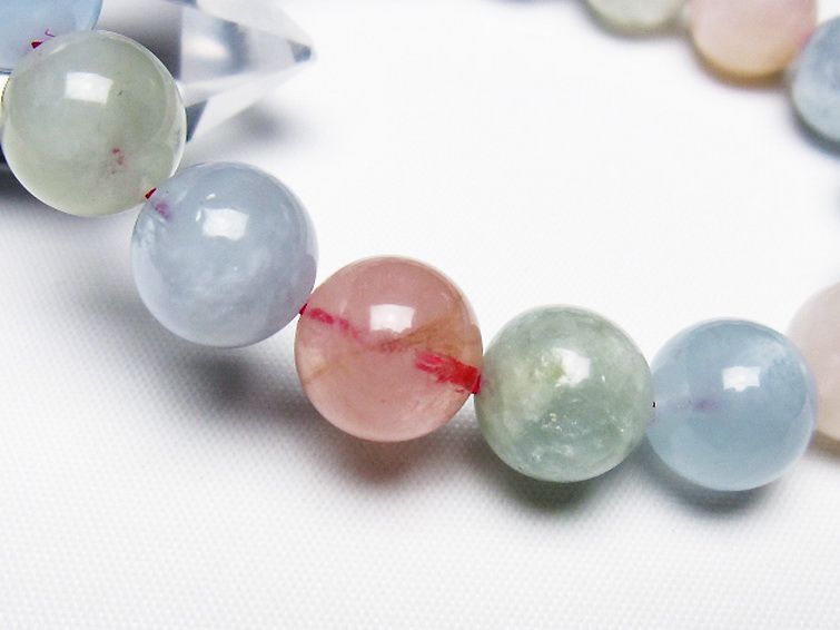 MIXベリル ブレスレット 緑柱石 11mm [t237-4618] 3枚目