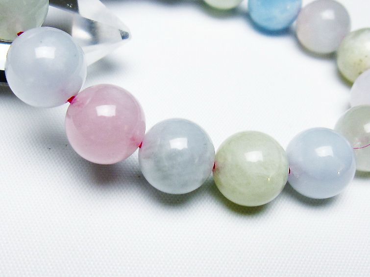 MIXベリル ブレスレット 緑柱石 12mm [t237-4668] 3枚目