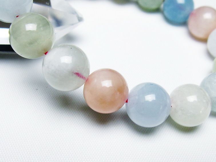 MIXベリル ブレスレット 緑柱石 11mm [t237-4684] 3枚目