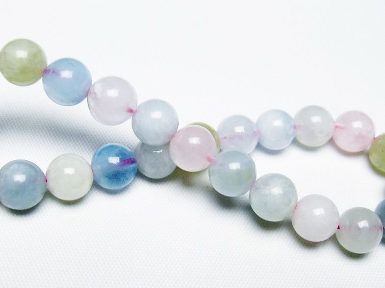 MIXベリル ブレスレット 緑柱石 8mm [t237-4728] 2枚目