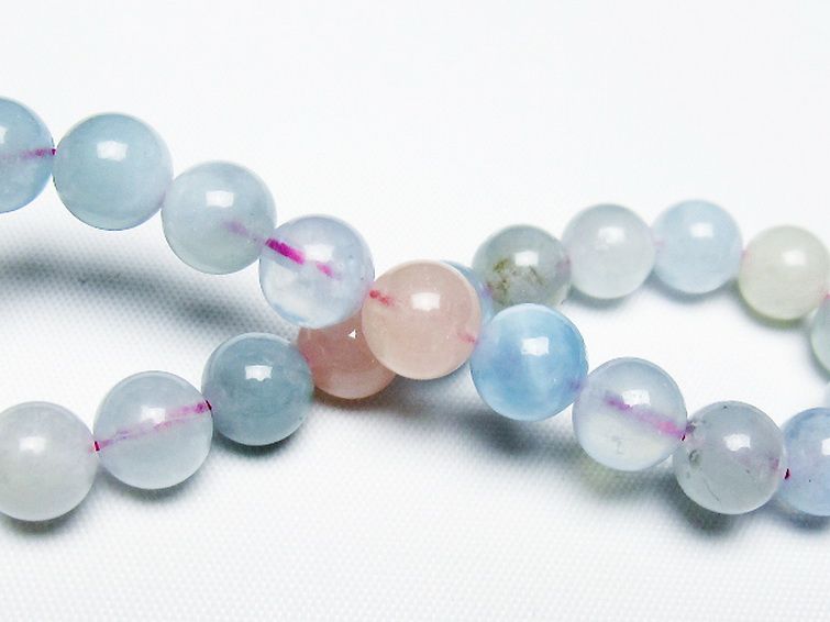 MIXベリル ブレスレット 緑柱石 8mm [t237-4756] 2枚目