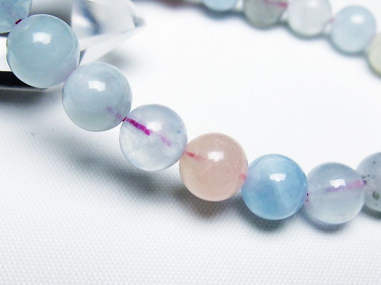 MIXベリル ブレスレット 緑柱石 8mm [t237-4756] 3枚目