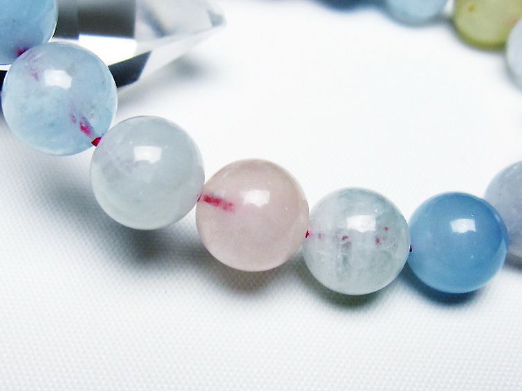 MIXベリル ブレスレット 緑柱石 11mm [t237-4763] 3枚目