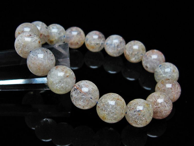 ホワイトガーデンファントムクォーツ ブレスレット 11mm [T239-2089] 1枚目