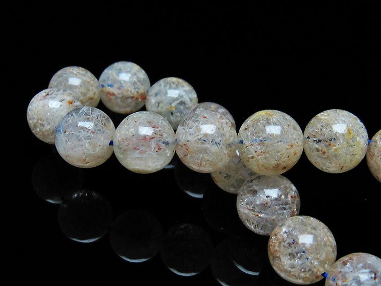 ホワイトガーデンファントムクォーツ ブレスレット 11mm [T239-2089] 2枚目