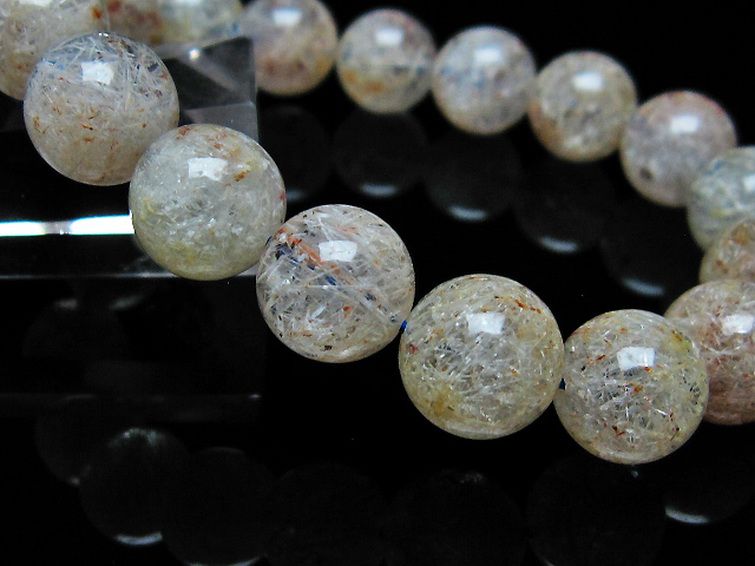 ホワイトガーデンファントムクォーツ ブレスレット 11mm [T239-2089] 3枚目