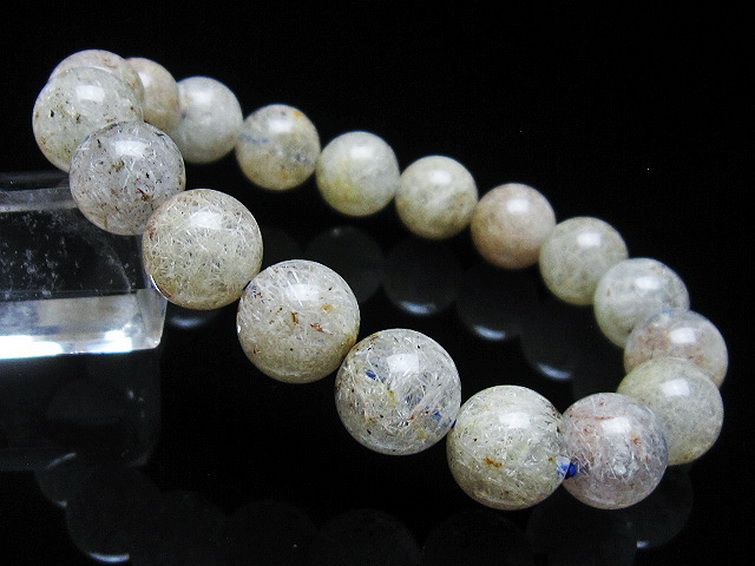 ホワイトガーデンファントムクォーツ ブレスレット 11mm [T239-2837] 1枚目