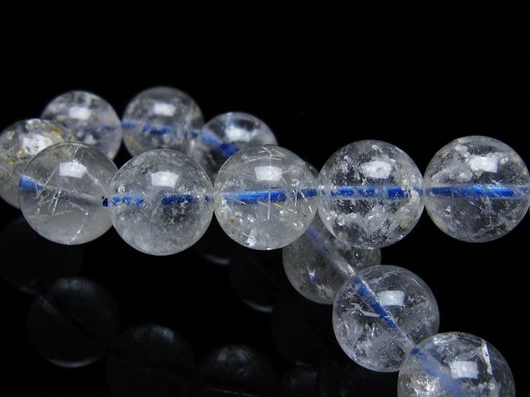 ホワイトガーデンファントムクォーツ ブレスレット 12mm [T239-3042] 2枚目