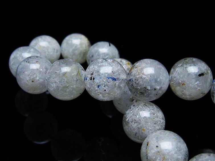 ホワイトガーデンファントムクォーツ ブレスレット 12mm [T239-3057] 2枚目