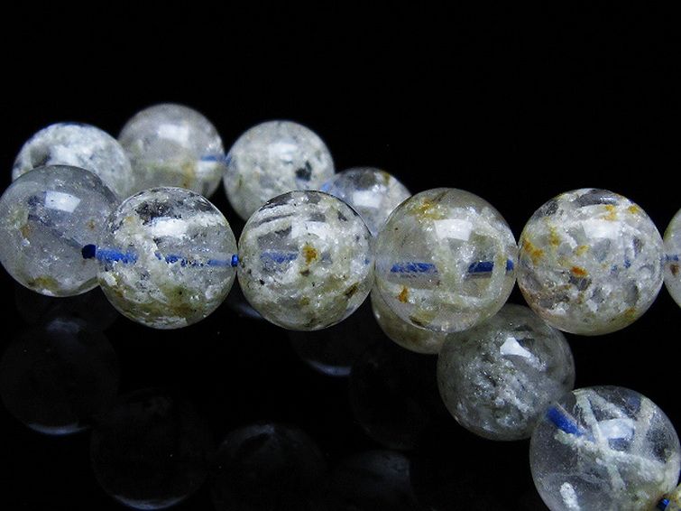 ホワイトガーデンファントムクォーツ ブレスレット 12mm [T239-3099] 2枚目