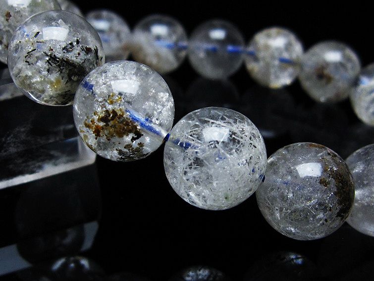 ホワイトガーデンファントムクォーツ ブレスレット 14mm [t239-3109] 3枚目