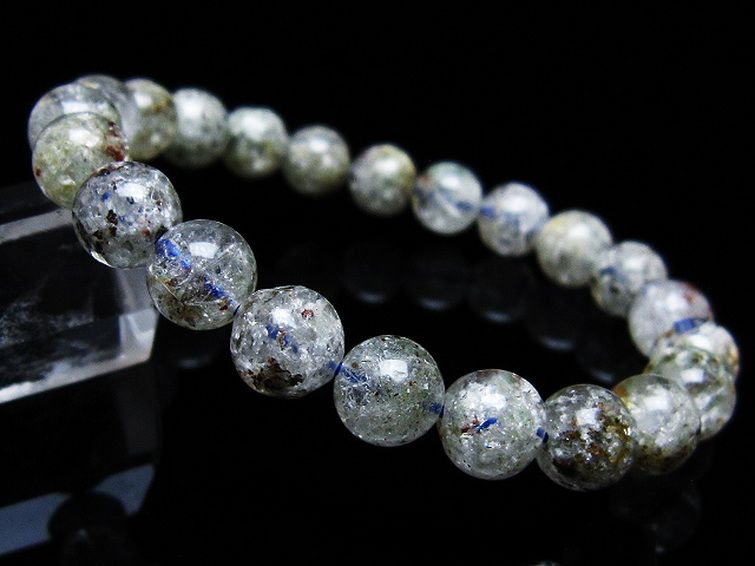 ホワイトガーデンファントムクォーツ ブレスレット 9mm [t239-3155] 1枚目