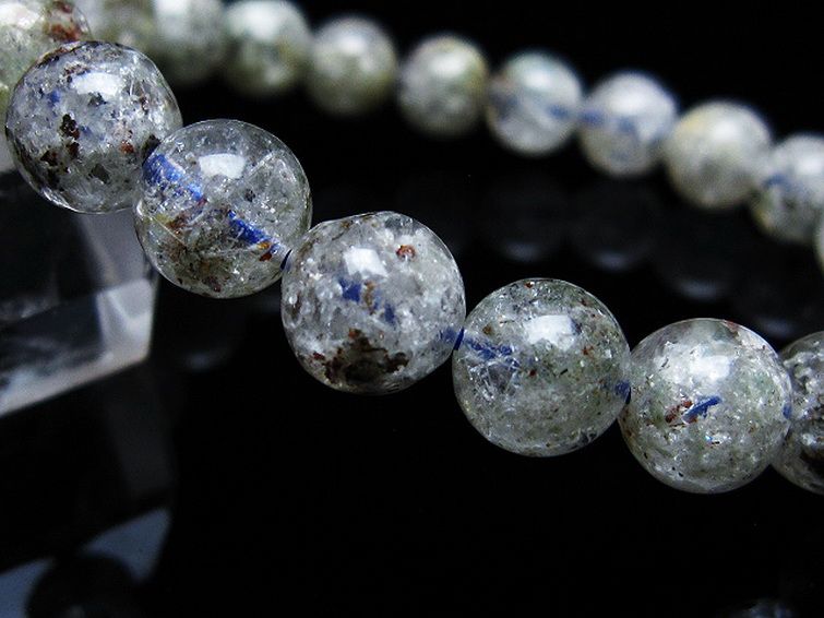 ホワイトガーデンファントムクォーツ ブレスレット 9mm [t239-3155] 3枚目