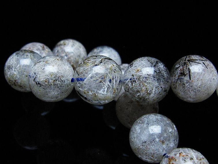 ホワイトガーデンファントムクォーツ ブレスレット 13mm [T239-3163] 2枚目